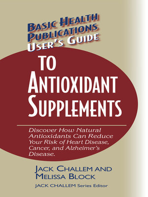 cover image of User's Guide to Antioxidant Supplements